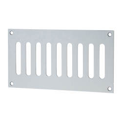 Touchpoint Plain Slotted Vent - 165 x 89mm - 3040mm² Free Air Flow - Satin Aluminium