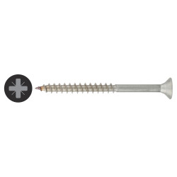Reisser R2 Retinox Pozi Countersunk Wood Screws - 5.0 x 60mm - A2 Stainless Steel - Pack of 200