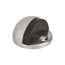 Touchpoint Half Moon Floor Door Stop - 25 x 45mm - Satin Anodised Aluminium