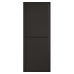 LPD Soho 4 Panel Pre-Finished Solid Internal Door - 1981 x 610 x 35mm - Black
