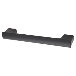 M Marcus Vault 11mm D-Bar Cabinet Pull Handle - 128mm Centres - Matt Black