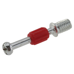 Thread Dowel - Cam Centre/Pin Length 28mm - Red - Pack of 50