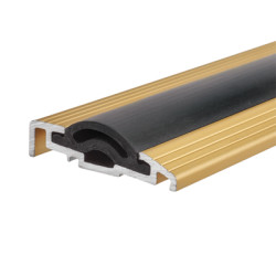 Sealmaster Cyclone Seal - 2100mm Length - TDG Threshold - Inward Opening Doors - Gold