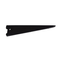 Altro Twin Slot Shelf Bracket - 320mm Length - Black
