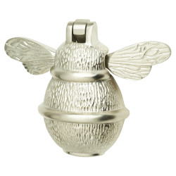 Bumble Bee Door Knocker - 101 x 127mm - Satin Chrome