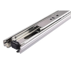 Klug 35mm Ball Bearing Drawer Runner - Full Extension - 500mm Length - 25kg - Zinc