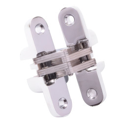 Altro Concealed Hinge - 60 x 13mm - Polished Chrome - Pair