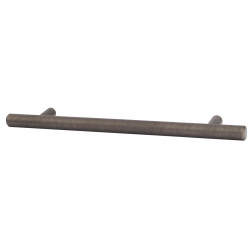 Altro 12mm T-Bar Cabinet Pull Handle - 224mm Centres - Brushed Pewter Effect