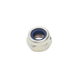 Self Locking Nut Nylon Insert - M5 - Zinc Plated - Pack of 25