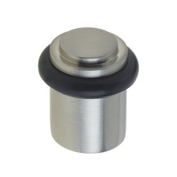 Burlington by Frelan Stepped Floor Door Stop - 40 x 38mm - Satin Nickel