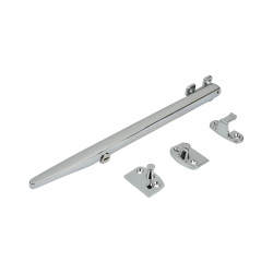 Altro Timber Range Locking Casement Window Stay - 11"/280mm Length - Bright Chrome