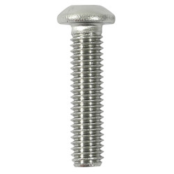 TIMCO Button Head Socket Screws - M6 x 12mm - A2 Stainless Steel - Pack of 10