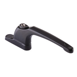 ERA uPVC/Timber Maxim Inline Espagnolette Locking Multipoint Window Handle - Dual - Black