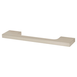 Altro Bibury 8mm Slim D-Bar Cabinet Pull Handle - 128mm Centres - Satin Nickel