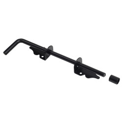 Light Duty Drop Down Garage Bolt - 295mm Length - Black