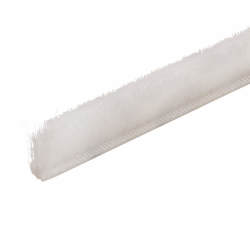 Exitex Sash Window Slide Pile with Fin - 100m Length - 8.5mm Pile - White