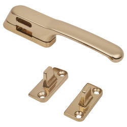 Fab & Fix Craftsman Casement Window Fastener - Reversible - Gold