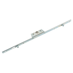 Avocet Slim U-Rail Offset Espagnolette uPVC Window Lock - 400mm Length - 20mm Backset - 8mm Cam