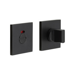 CRES by Frelan CRES802 Square Bathroom Turn & Release with Indicator - 54 x 54mm - Matt Black