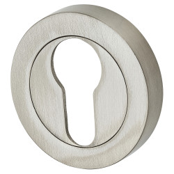 Serozzetta by Carlisle Brass Varese Escutcheon - 50mm Diameter - Euro - Satin Nickel