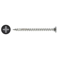 Reisser Cutter Pozi Countersunk Wood Screws - 4.5 x 40mm - Bright Zinc Plated - Pack of 200