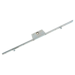 Avocet Single U-Rail Offset Espagnolette uPVC Window Lock - 400mm Length - 25mm Backset - 8mm Cam