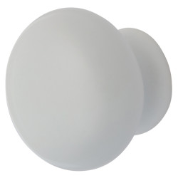Hampstead Ceramic/Porcelain Round Cabinet Knob - 30mm Diameter - White
