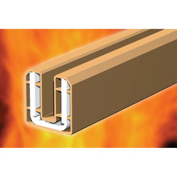 System 90 Plus Intumescent Glazing Seal For Glazed Screens & Fire Doors - FD60 - 2100mm - Brown