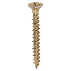 TIMCO Classic Pozi Countersunk Wood Screws - 3.5 x 30mm - Yellow Zinc - Pack of 200