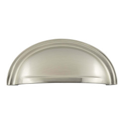 Burlington by Frelan Cabinet Cup Handle - 70mm Centres - Satin Nickel
