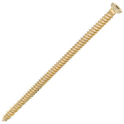 SiDAX Concrete Screw - Countersunk - Yellow Zinc - 7.5 x 150mm - Pack of 100