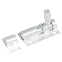 Touchpoint Straight Barrel Bolt - 38 x 25mm - Brushed Aluminium