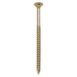 TIMCO Classic Pozi Countersunk Wood Screws - 6.0 x 100mm - Yellow Zinc - Pack of 100