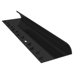 Stormguard M102 Regency Designer Single Edge Door Bar Carpet Trim - 900mm Length - Black