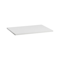 elfa Top Track System - Click In White Edged Melamine Board/Shelf - 605 x 424 x 20mm - White