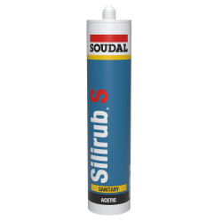 Soudal Silirub S Sanitary Silicone - 300ml - Clear