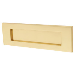 Carlisle Brass Victorian Letter Plate - 257 x 81mm - Polished Brass