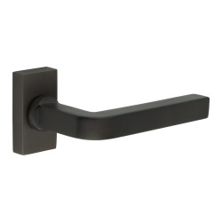 CRES by Frelan CR-104 uPVC Multipoint Door Handle on Rectangular Rose - Dark Bronze