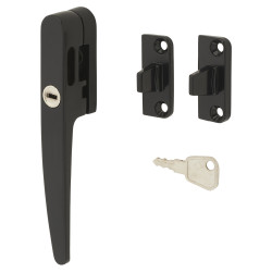 Altro Timber Range Locking Night Vent Wedge Casement Window Fastener - Reversible - Black