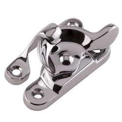 Hampstead Heavy Duty Fitch Sash Window Fastener - 65 x 23mm - Polished Chrome