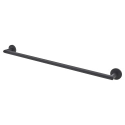 Altro Classic Round Towel Rail - 653 x 67 x 19mm - Matt Black