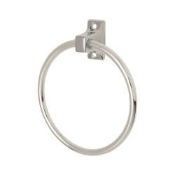 Croydex Sutton Towel Ring - 170 x 150 x 42mm - Polished Chrome