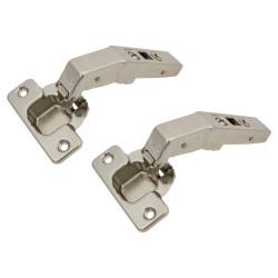 Blum CLIP Top Blind Corner Cabinet Hinge - 95° - Sprung - Inset - Zinc Plated - Pair