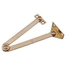 Touchpoint Folding Desk Stay - 90mm Length - Electro Brass