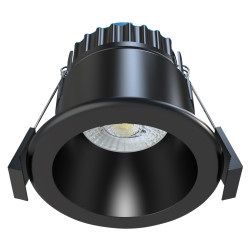 Forum Spa Jenn 8W IP65 Fire Rated Anti-Glare LED Dimmable Adjustable Downlight - CCT - Black/White