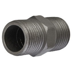 Altro 3/4" Pipe Shelving Iron Threaded Nipple Connector - Grey