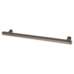 Alexander & Wilks Vesper Hex 14mm T-Bar Cabinet Pull Handle - 224mm Centres - Dark Bronze