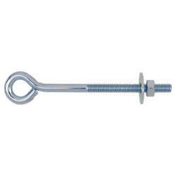 Eye Bolt with Nut & Washer - M6 x 100 - Pack of 25