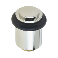 Burlington by Frelan Stepped Floor Door Stop - 40 x 38mm - Polished Nickel