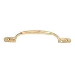 Altro Sash Window Pull Handle - 150mm Length - Polished Brass